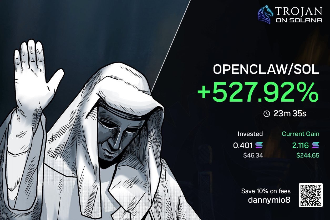 OPENCLAW/SOL +527%